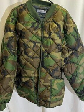 Fox Outdoor Urban Utility Quilted Filled Camo Jacket or Mid Weight Liner
